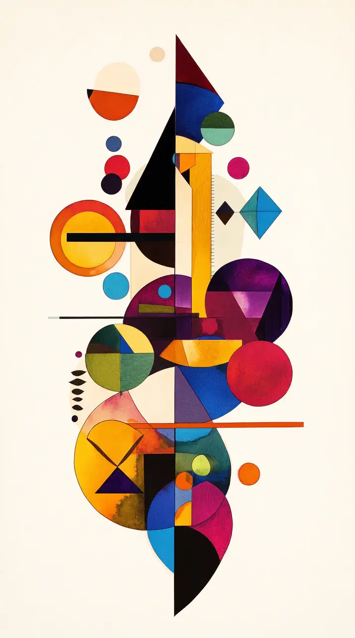Abstract Art Geometry V1 artwork